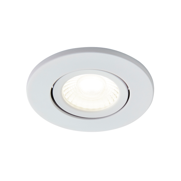 Como Fire Rated LED IP65 Downlight, Matt White