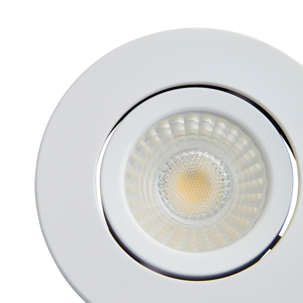 Como Fire Rated LED IP65 Downlight, Matt White - Image 3