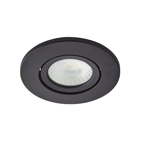 Como Fire Rated LED IP65 Downlight, Satin Black - Image 2
