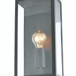 Minerva Outdoor Wall Light , Black
