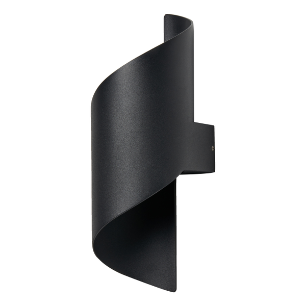 Bude Outdoor LED Wall Light - Black - Image 2