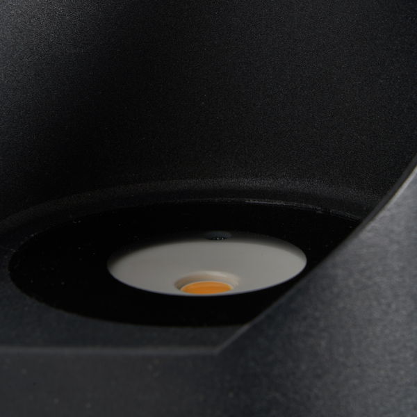 Bude Outdoor LED Wall Light - Black - Image 3