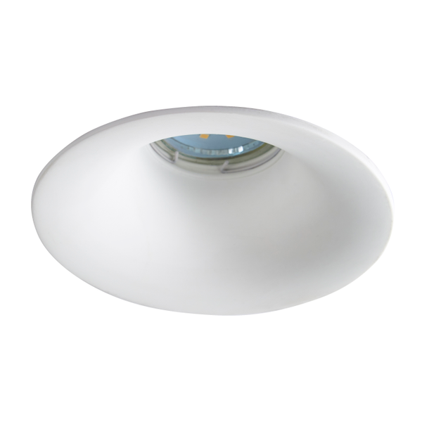 Cabra Plaster Rnd Rec Flush Down Light White - Image 2