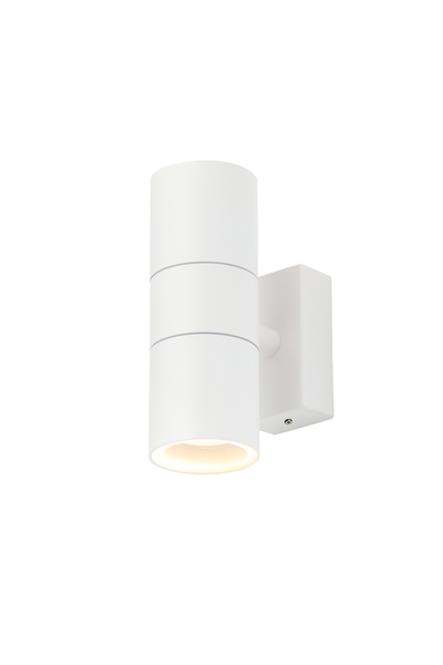 Leto 2 Light Up and Down Outdoor Wall Light - White