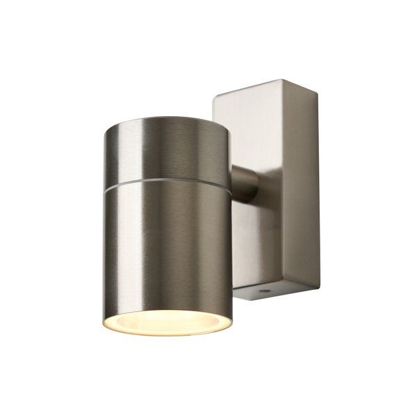 Leto Up or Down Outdoor Wall Light - stainless steel