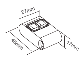 2 Gang Kinetic Fob Switch Grey IP54 - Image 3