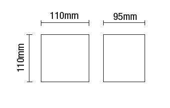 Maui Outdoor LED Rounded Up and Down Wall Light - Black - Image 3