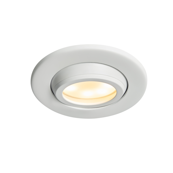 Eros IP65 GU10 Fire Rated Tilt Downlight White - Image 4