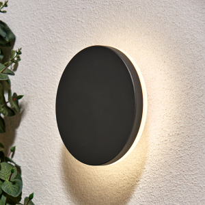 Tetbury LED Round Outdoor Wall Light Anth