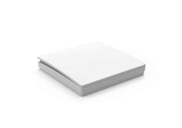 1 Gang Kinetic Push Switch Matt White IP65 - Image 3