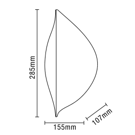 Alani Outdoor LED Leaf Style Wall Light, Rust - Image 4