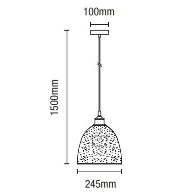 Wrenlee 1 Light Kitchen/Diner Pendant - Satin Nickel - Image 10