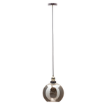 Carter 1 Light Kitchen/Diner Pendant - Antique Brass/Smoked - Image 8