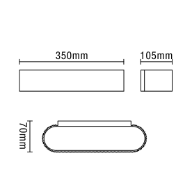 Getxo Plaster Wall Uplighter White - Image 5