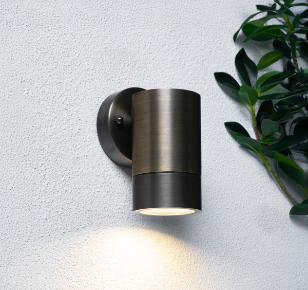 Brac Solid Brass Outdoor Up or Down Wall Light, Antique Bronze - Image 6