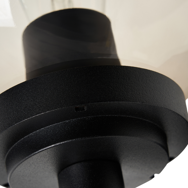 Gaki Outdoor Globe Wall Light, Black - Image 3