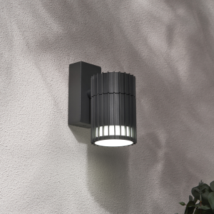 Muto Outdoor Fixed Down Wall Light, Anthracite