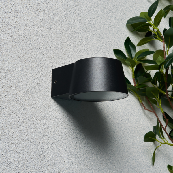 Reims LED Outdoor Wall Light - Black - Image 5