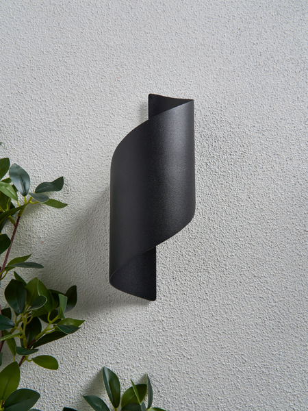 Bude Outdoor LED Wall Light - Black - Image 6