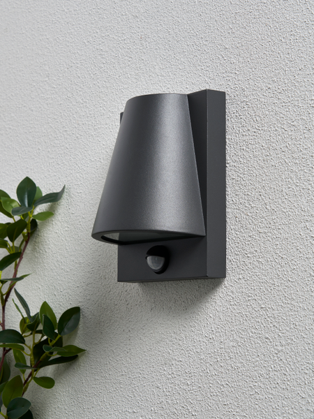Vesoul Outdoor Wall Light with PIR Sensor, Anthracite - Image 5