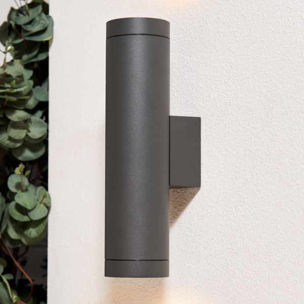 Morro Up and Down Outdoor Wall Light, Anthracite