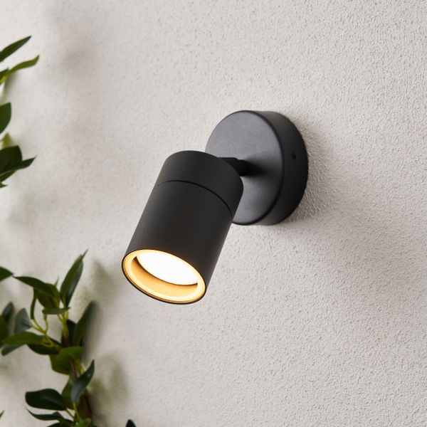 Leto 1 Light Adjustable IP65 Outdoor Wall Light - Anthracite