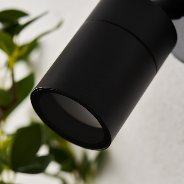 Leto 1 Light Adjustable IP65 Outdoor Wall Light -Black - Image 4