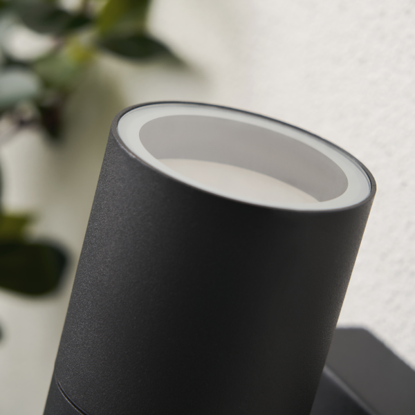 Leto Outdoor Wall Light with PIR Sensor, Anthracite - Image 4