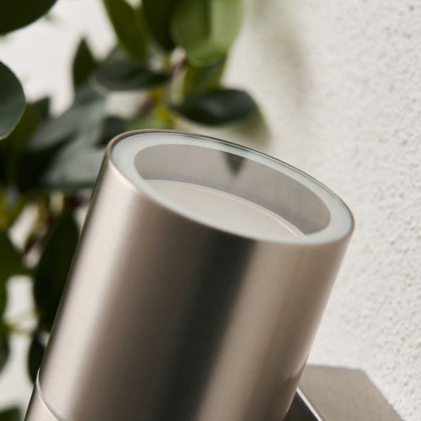 Leto Outdoor Wall Light with PIR Sensor, Stainless Steel - Image 4