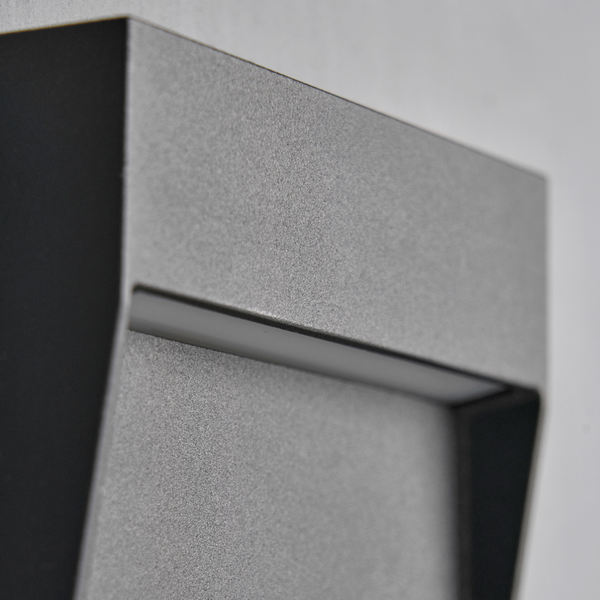 Puya Outdoor LED 10cm Square Wall Light, Anthracite - Image 2