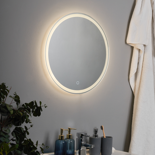 Esk Round LED Mirror with Demist - Image 3