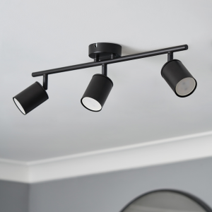 Joshua 3 Light Spotlight Bar - Black