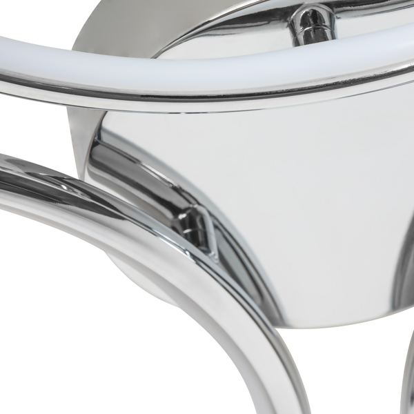 Denver 3 Light LED Bathroom Light Chrome - Image 4