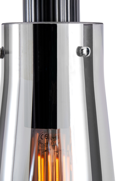 Atrani 1 light Kitchen/Diner Pendant - Black/Ombre - Image 3