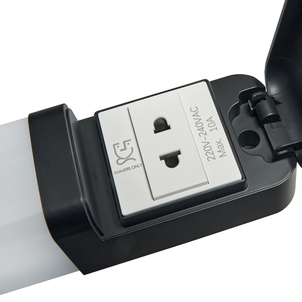 10w LED Shaver Light 3xCCT/Dim IP44 Matt Black - Image 8