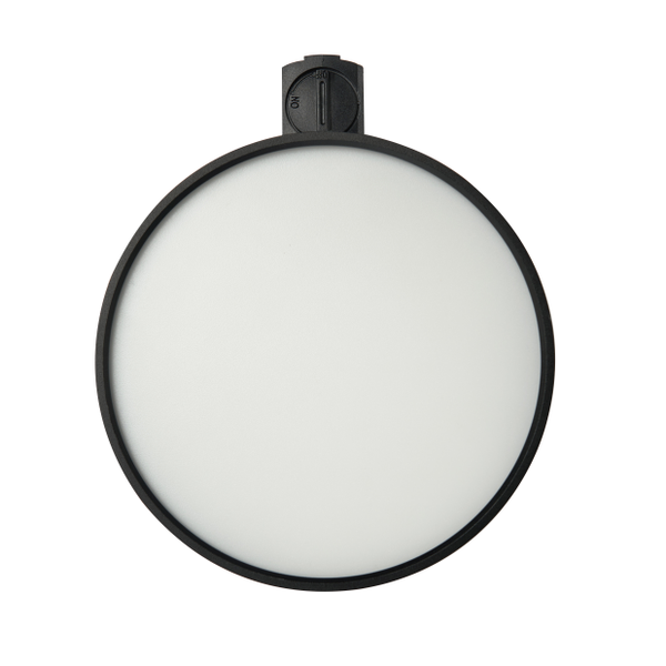 Cavan 18w LED 3xCCT Round Dimmable Track Light Black - Image 4