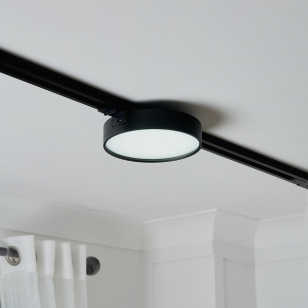 Cavan 18w LED 3xCCT Round Dimmable Track Light Black - Image 6
