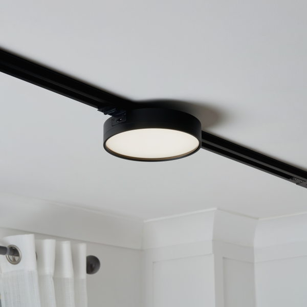 Cavan 18w LED 3xCCT Round Dimmable Track Light Black - Image 7