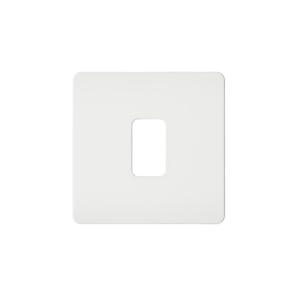 1 Gang Kinetic Switch surround For Slim Grid - White