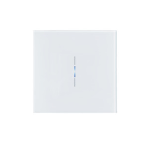 Ikonects Decorative Glass switch - White front, white surround - 1 Gang - Image 5