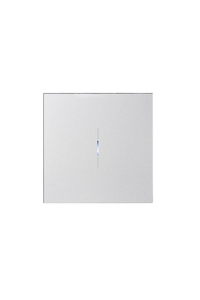 Ikonects Decorative glass switch - Chrome front, white surround - 1 Gang - Image 6