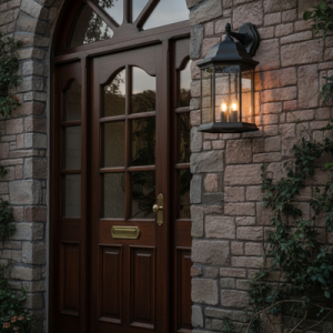 Ardley Extra Large 6 Panel Lantern Antique Bronze