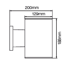 Raley Cylinder Downlight Gold - Image 10
