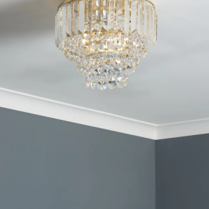 Paladina Flush Ceiling Light - Brass