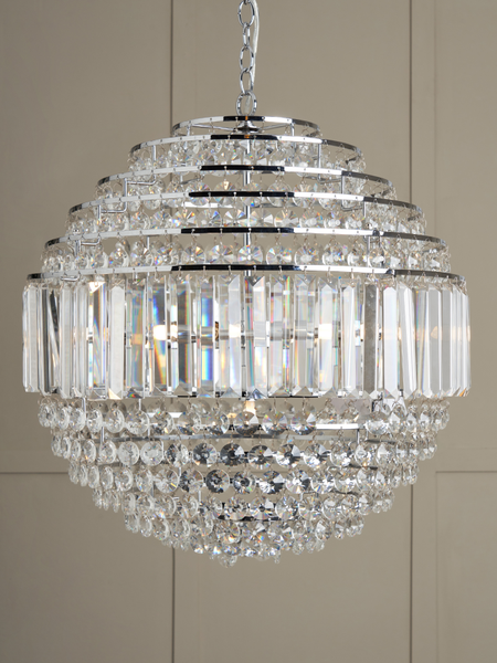 Paladina Large Ball Satin Chrome/Clear - Image 3