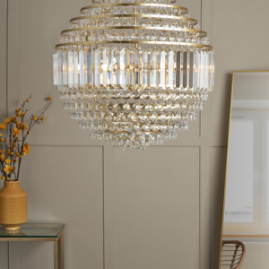 Paladina Large Ball Satin Brass/Clear
