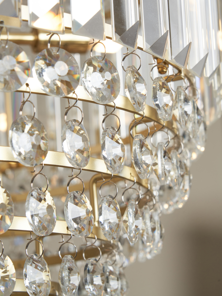 Paladina Large Ball Satin Brass/Clear - Image 5