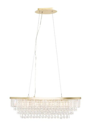 Paladina Diner Bar Satin Brass/clear - Image 2