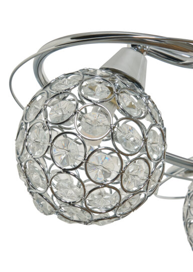 Orianna Flush 5 Light - Chrome - Image 6