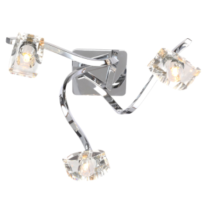 Bella 3 Light Flush - Chrome